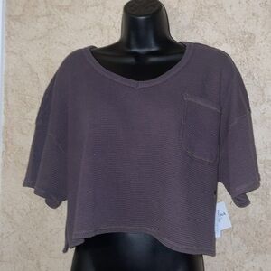 Arizona Womens Juniors Crew Neck Short Sleeve T-Shirt